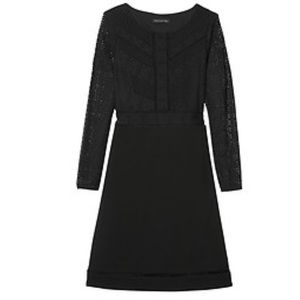 Banana Republic Lace Fit-and-Flare Dress Sz 2